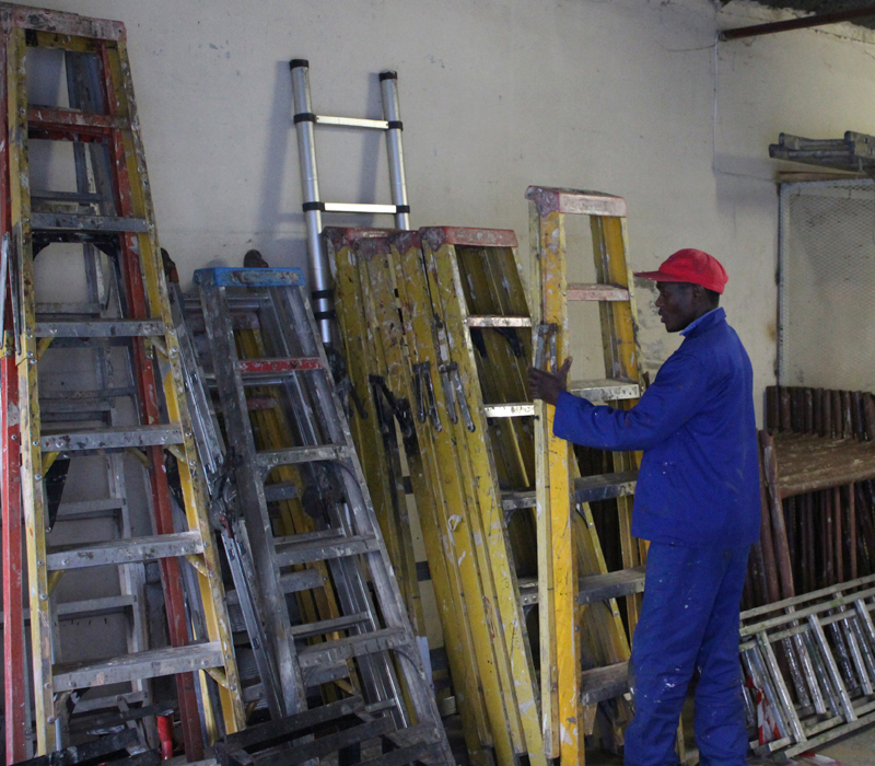 GCT Group staff packing away equipment